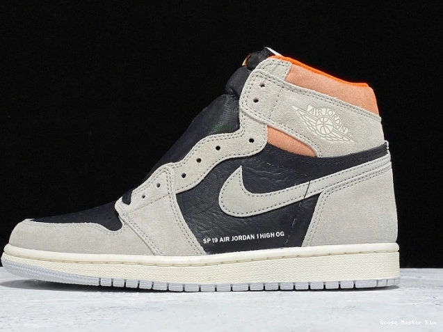 Jordan OG 1 Grey Air Neutral Retro 555088-018 High 0708